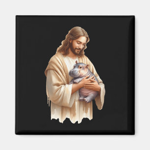 Jesus Lieben Moo Deng Bouncy Pig Niedlich Ba Magnet