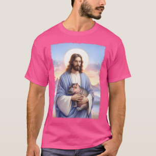 Jesus Lieben Moo Deng Bouncy Pig Niedlich Baby Hip T-Shirt