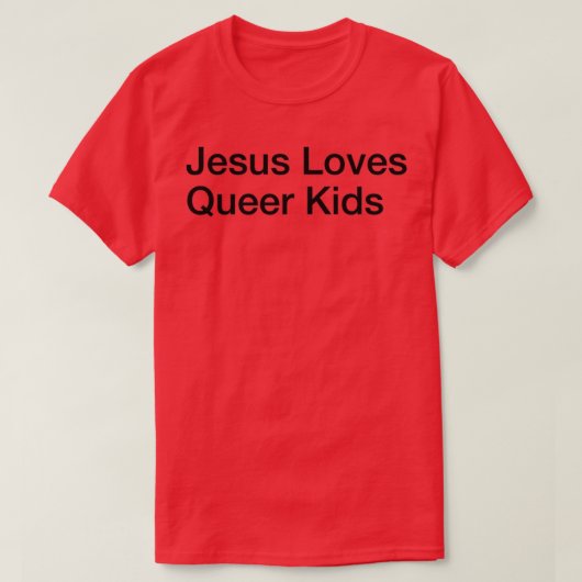 Jesus Lieben Quee Kinder T-Shirt (Design vorne)
