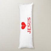 Jesus lieben seitenschläferkissen (Rückseite (Vertikal))