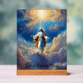 Jesus Lieben Sie Acrylschild (Neutral)