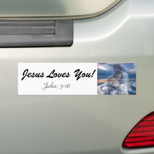 Jesus-Lieben Sie Autoaufkleber (Auf Auto)