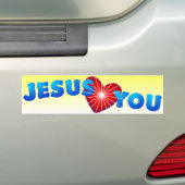 Jesus-Lieben Sie Autoaufkleber (Auf Auto)