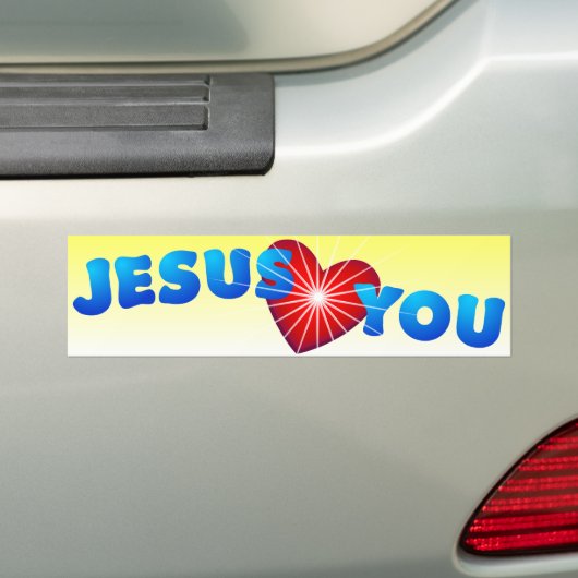 Jesus-Lieben Sie Autoaufkleber (Auf Auto)