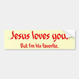 Jesus-Lieben Sie Autoaufkleber