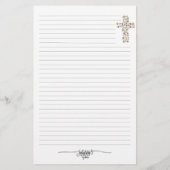 Jesus Lieben Sie Briefpapier (Rückseite)