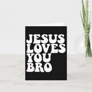 Jesus Lieben Sie Bro Christliche Kirche Jesus Lieb Karte