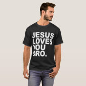 Jesus Lieben Sie Bro - Christlicher Glaube T-Shirt (Vorne ganz)