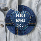 Jesus Lieben Sie Button (Beispiel)