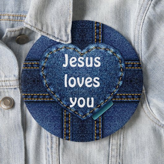 Jesus Lieben Sie Button (Beispiel)