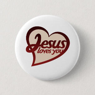 Jesus Lieben Sie Button