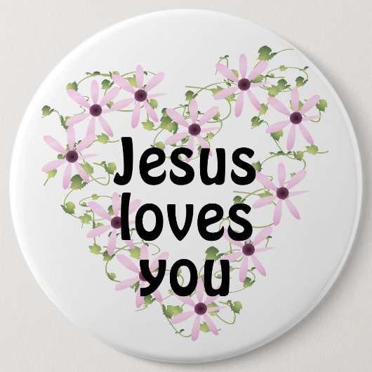 Jesus Lieben Sie Button (Vorderseite)