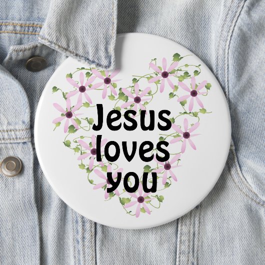 Jesus Lieben Sie Button (Beispiel)