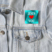 Jesus Lieben Sie Button (Beispiel)