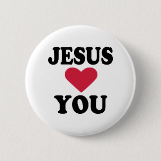 Jesus-Lieben Sie Button