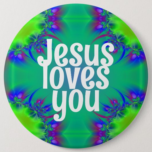 Jesus Lieben Sie Button (Vorderseite)