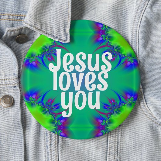 Jesus Lieben Sie Button (Beispiel)