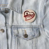 Jesus Lieben Sie Button (Beispiel)