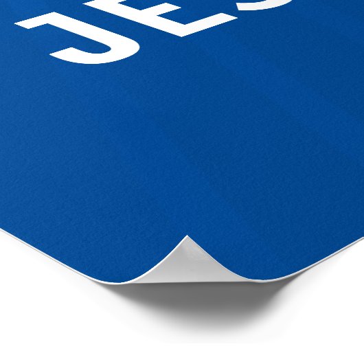 JESUS LIEBEN SIE - Christlich Poster (Ecke)