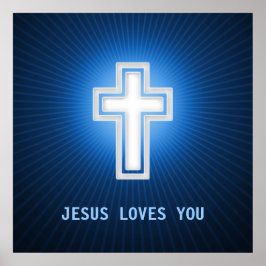 JESUS LIEBEN SIE - Christlich Poster