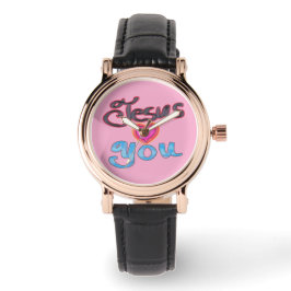 Jesus Lieben Sie Christliche Damen Armbanduhr