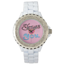 Jesus Lieben Sie Christliche Damen Armbanduhr