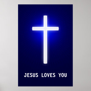 JESUS-LIEBEN SIE - christliches Plakat