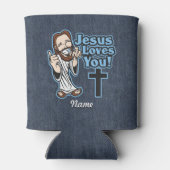 Jesus Lieben Sie Dosenkühler (Rückseite)