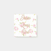 Jesus Lieben Sie Erinnerung Post-it Klebezettel (Vorderseite)