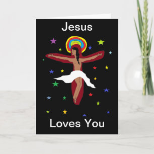 Jesus Lieben Sie Feiertagskarte