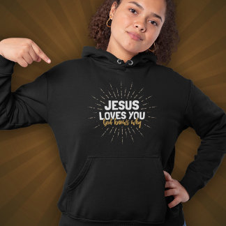Jesus Lieben Sie - Gott weiß, warum Hoodie