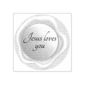 Jesus Lieben Sie Gummistempel (Prägung)