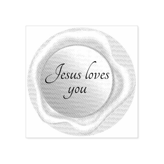 Jesus Lieben Sie Gummistempel (Prägung)