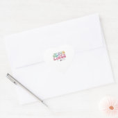 Jesus Lieben Sie Herz-Aufkleber (Umschlag)