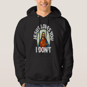 Jesus Lieben Sie Ich bin nicht sarkastisch Meme Jo Hoodie