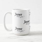 Jesus Lieben Sie Kaffee Tasse (Links)