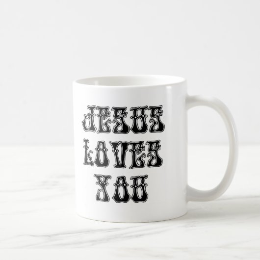 Jesus-Lieben SIE Kaffeetasse (Rechts)