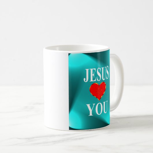 Jesus Lieben Sie Kaffeetasse (VorderseiteRechts)