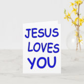 Jesus Lieben Sie Karte (Gelbe Blume)