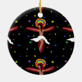 Jesus Lieben Sie Keramik Ornament (Hinten)