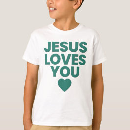 Jesus Lieben Sie Kinder Christlichen Niedlichen Gl T-Shirt