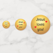 Jesus Lieben Sie Konfetti (Vorderseiten)