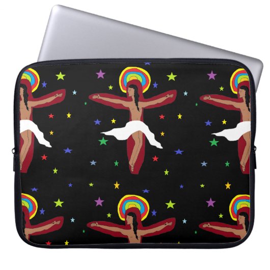 Jesus Lieben Sie Laptopschutzhülle (Vorderseite)