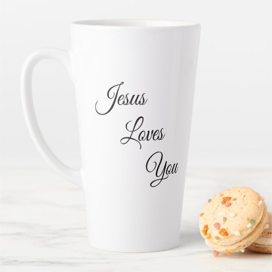 Jesus Lieben Sie Latte Kaffee Tasse (Beispiel)
