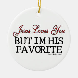 Jesus-Lieben Sie Lieblings Keramik Ornament