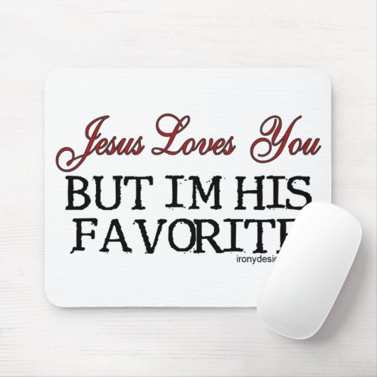 Jesus-Lieben Sie Lieblings Mousepad (Mit Mouse)