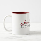 Jesus-Lieben Sie Lieblings Zweifarbige Tasse (Links)