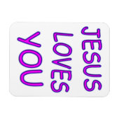 Jesus Lieben Sie Magnet (Horizontal)