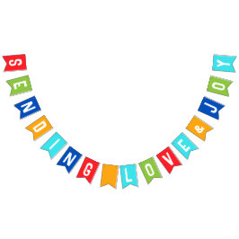 Jesus Lieben Sie mehrfarbiges Jagdbanner Wimpelkette