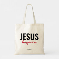 Jesus Lieben Sie & mich - Tasche (liebevoll)